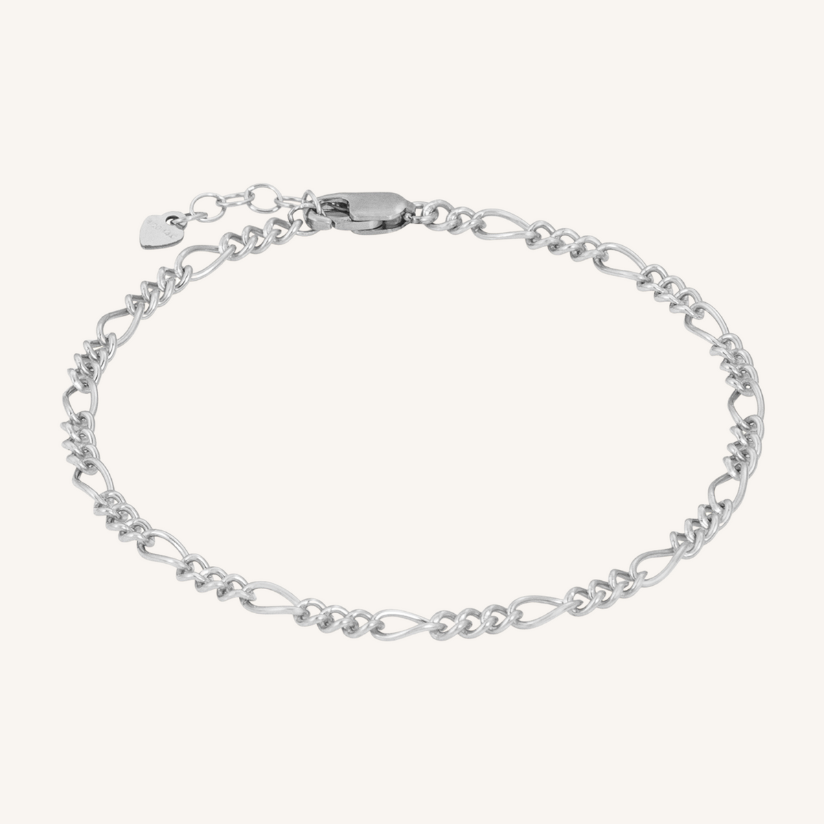 Rhea Figaro Bracelet - Silver