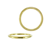 Smooth Stacking Ring in Gold