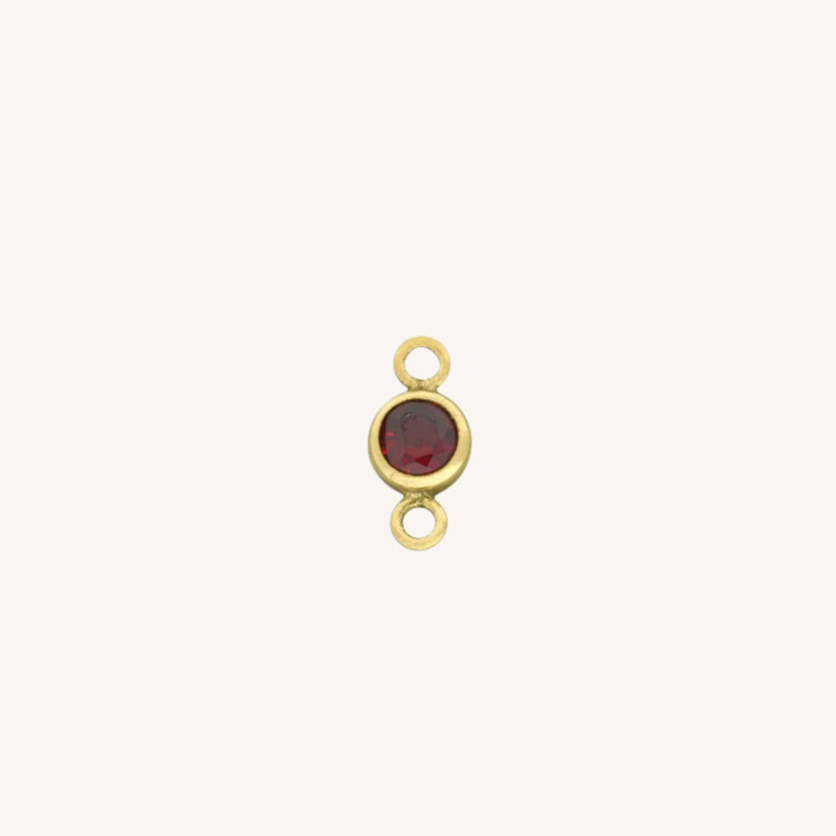 July connector charm in gold