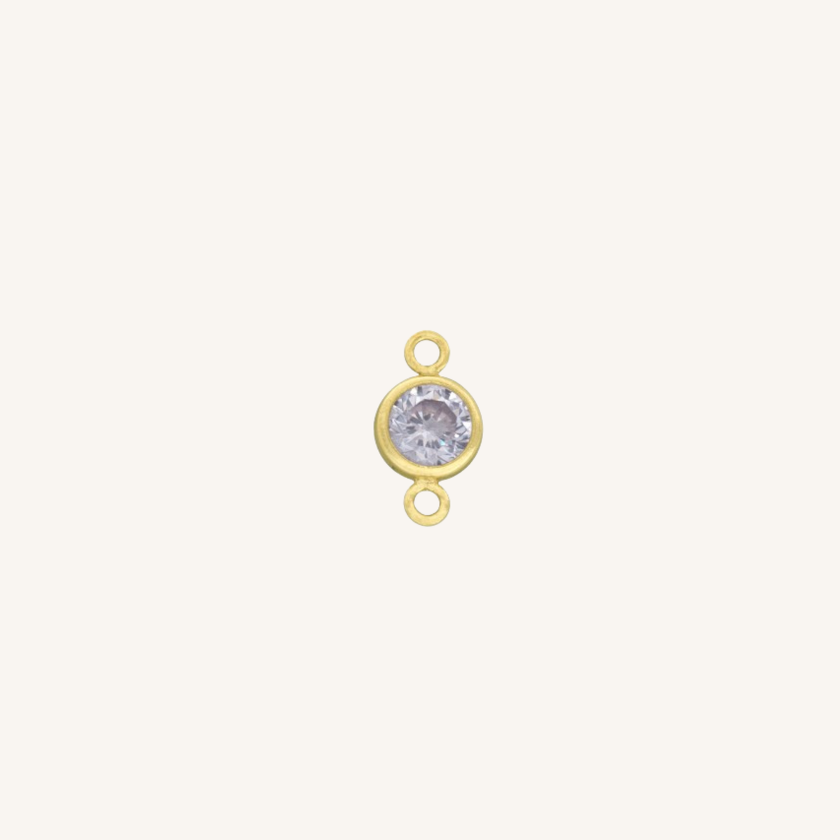 June connector charm in gold