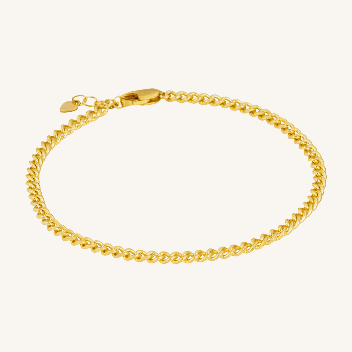 Clio Large Curb Bracelet - Gold