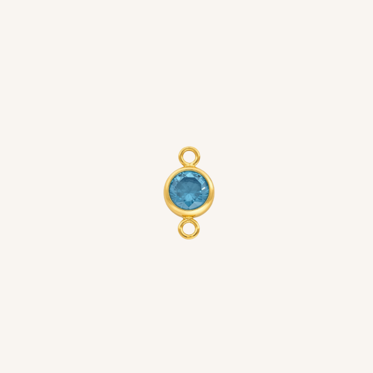 march connector charm in gold