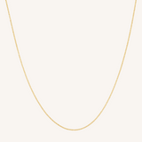 Iris Mini Curb Necklace - Gold