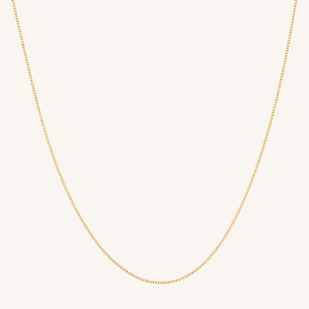 Iris Mini Curb Necklace - Gold