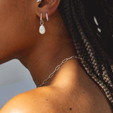 Mini Rectangle Hoop - 925 Sterling Silver