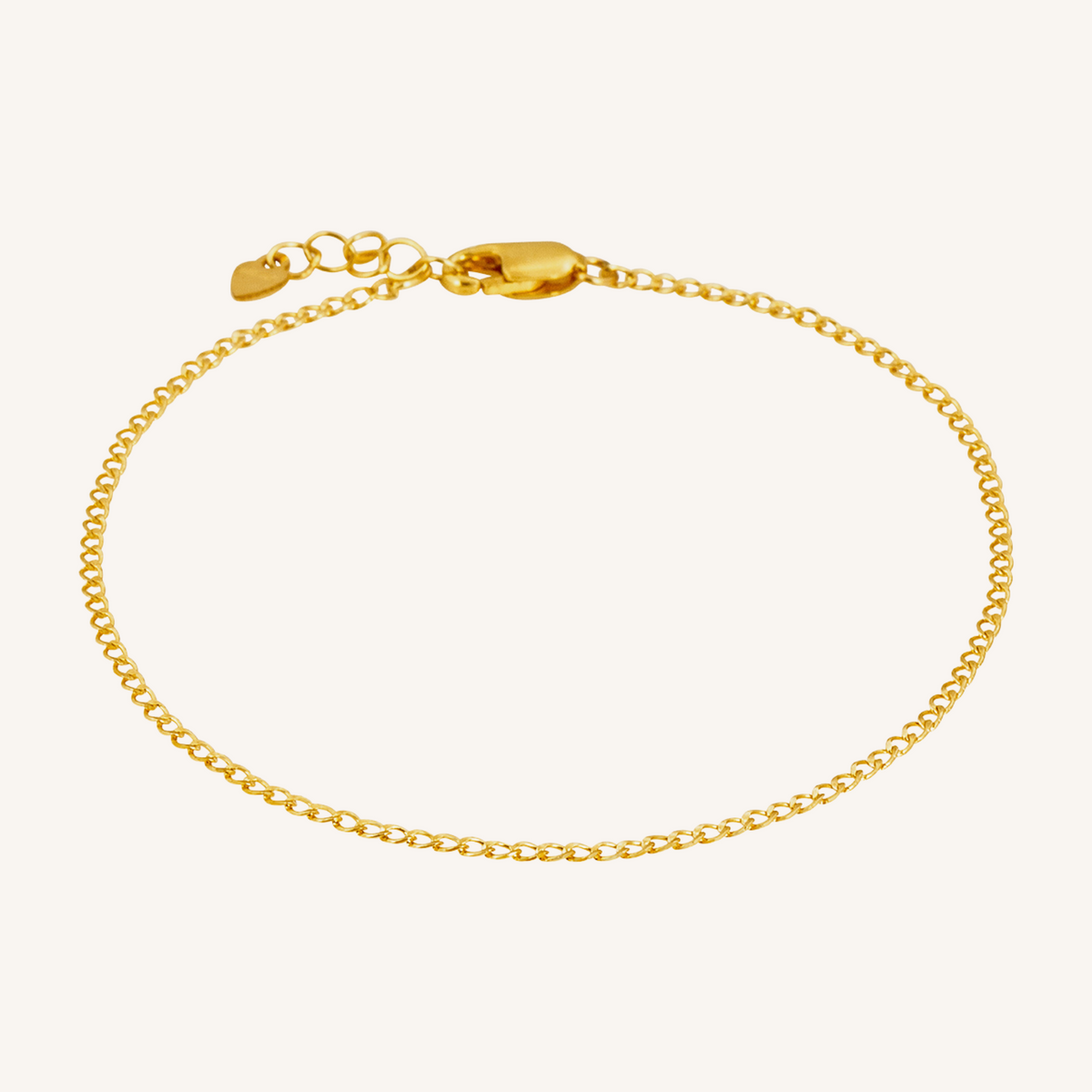 Iris Mini Curb Bracelet - Gold