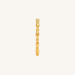 14k gold fill Odessa Ring with beaded segments and ridge detailing, shown on a neutral background