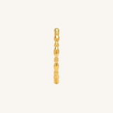 14k gold fill Odessa Ring with beaded segments and ridge detailing, shown on a neutral background