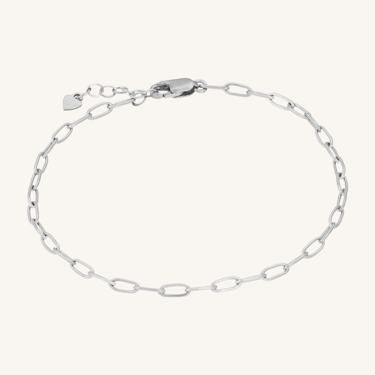 Selene Paperclip Bracelet - Silver