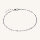 Athena Rope Bracelet - Silver