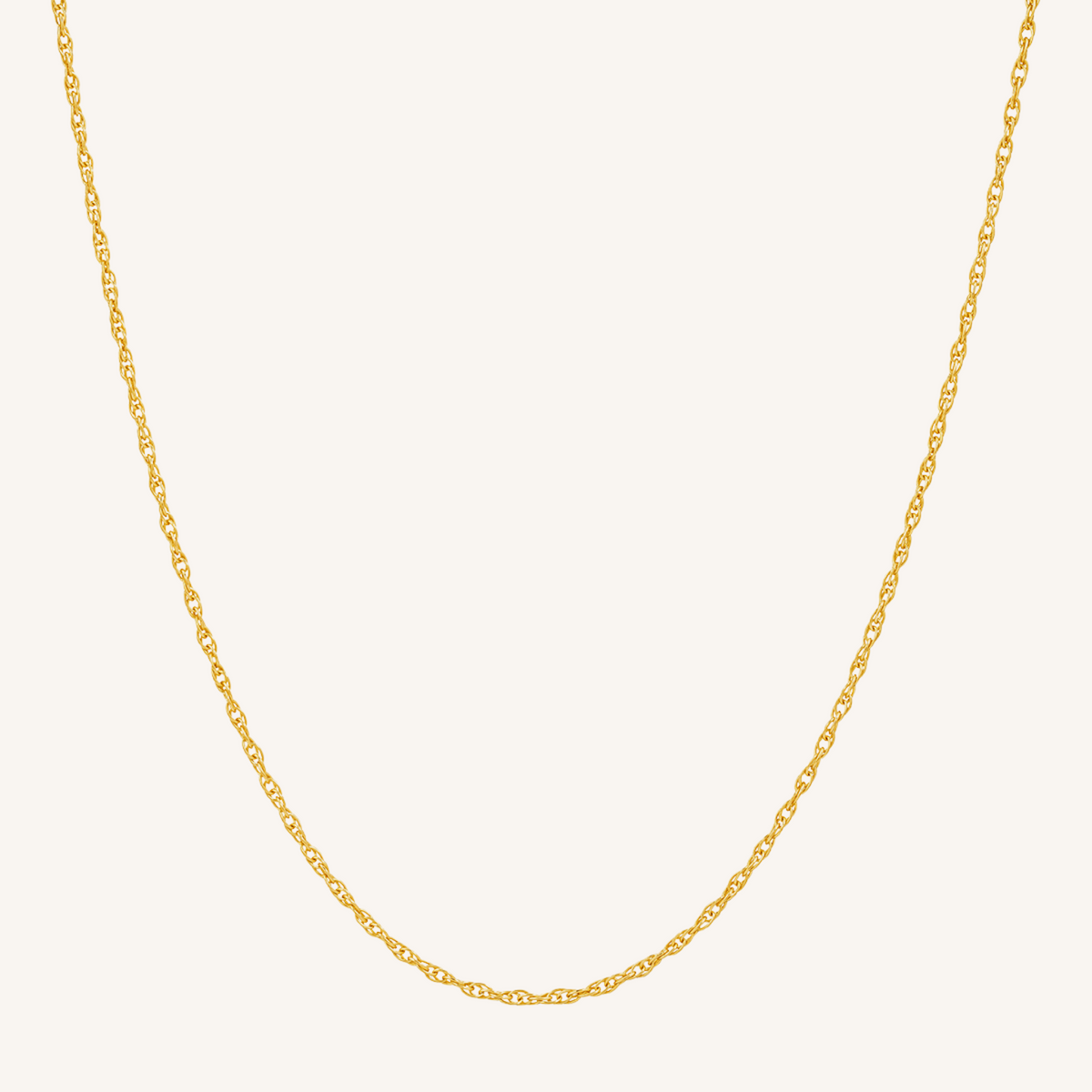 Athena Rope Necklace - Gold