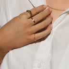 Wave Ring in Gold