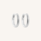 Willow Everyday Huggies Small Hoop Earrings - 925 Sterling Silver